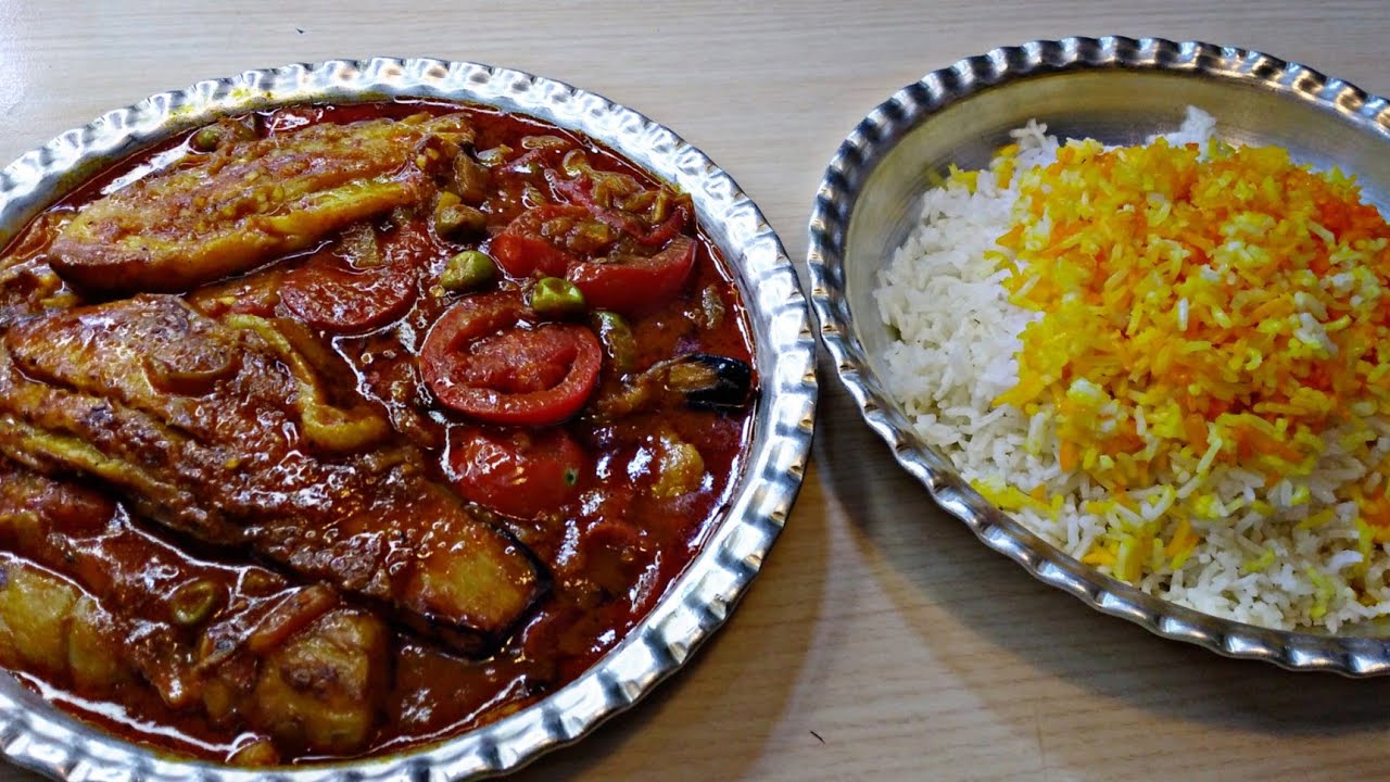 خورشت قیمه بادمجان بدون گوشت