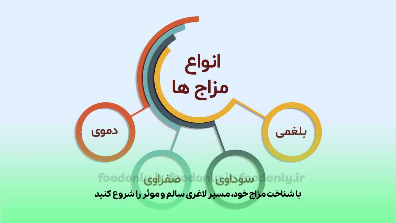 انواع مزاج ها