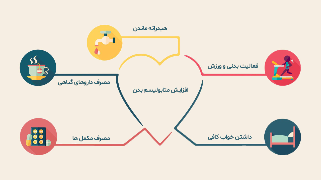 روش های افزایش نرخ متابولیسم