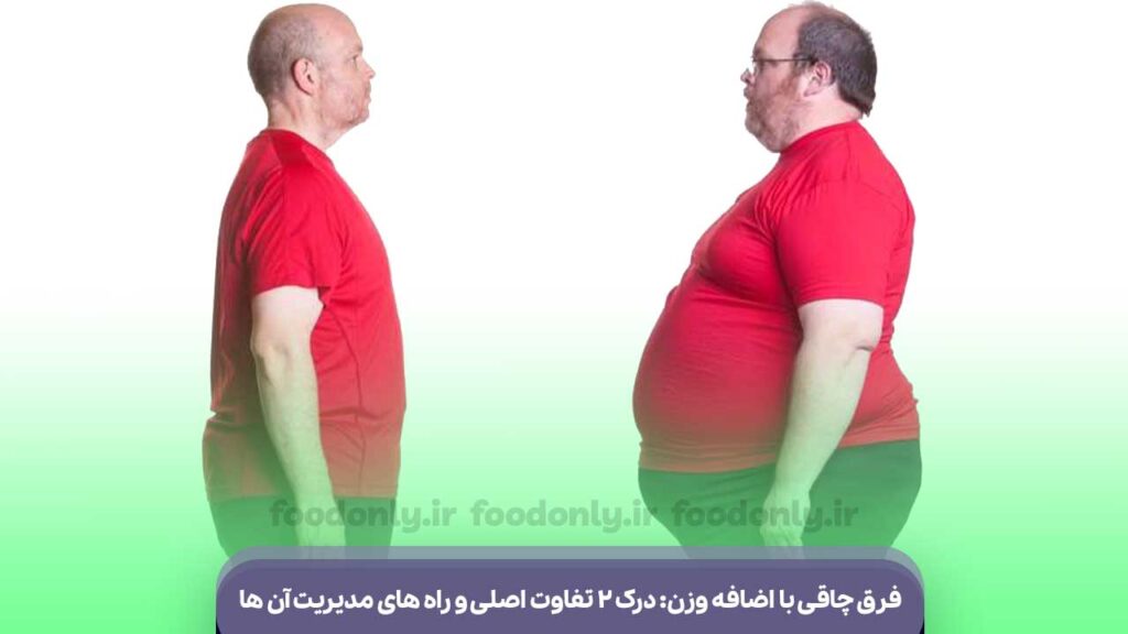 فرق چاقی با اضافه وزن